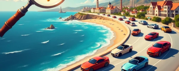 choose and rent a car on holiday